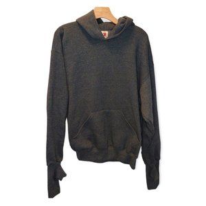 Handcuffs Grey Sweatshirt Size Large Hoodie Adult Pullover Thumb Holes